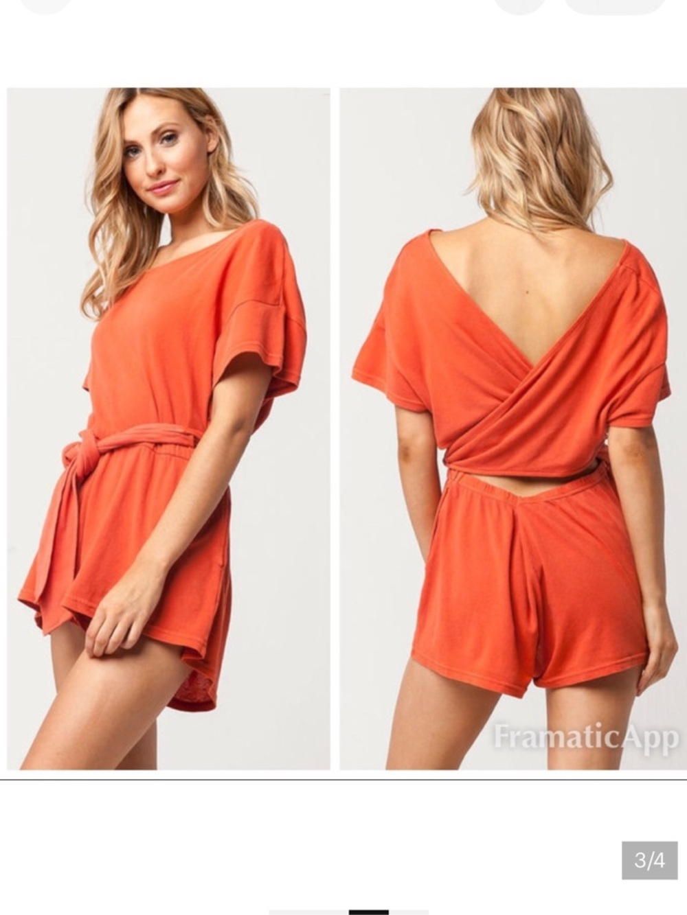Free People Easy Street Wrap Romper